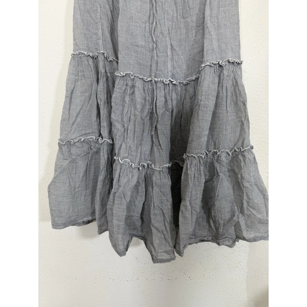 Ralph Lauren Denim & Supply Tiered Midi Skirt Women M Boho Cottagecore Western - Picture 5 of 9